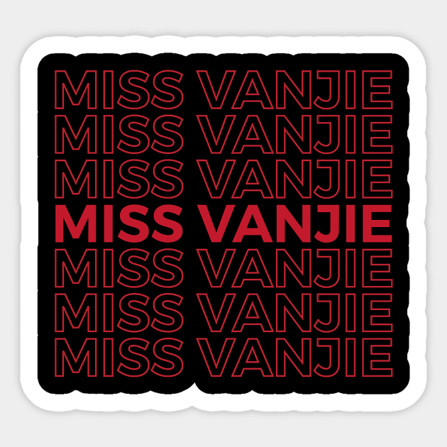 Miss Vanjie RuPauls Drag Race Sticker by starryeuchar